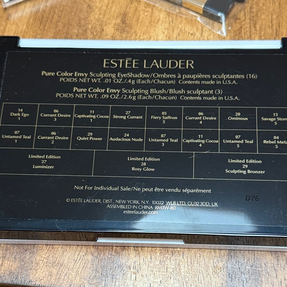 Estee Lauder Black and Gray Cosmetic Bag with makeup included - Picture 2 of 15